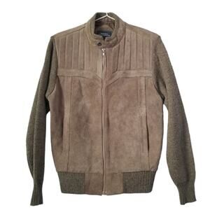 Vintage Suede Tan Jacket by Mervyn's size Small